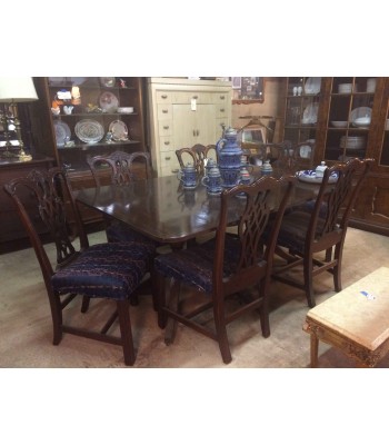 SOLD - 6 Chippendale Chairs
